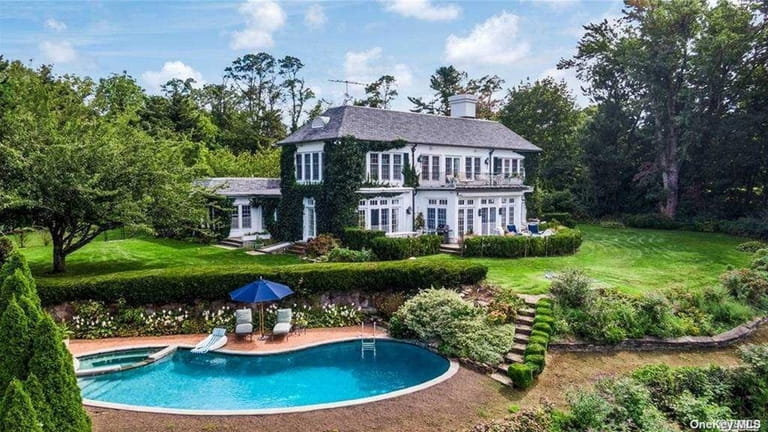 Priced at $3.999 million, this estate on Centre Island Road...