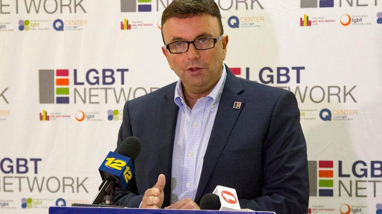 David Kilmnick, chief executive of the New York LGBT Network,...