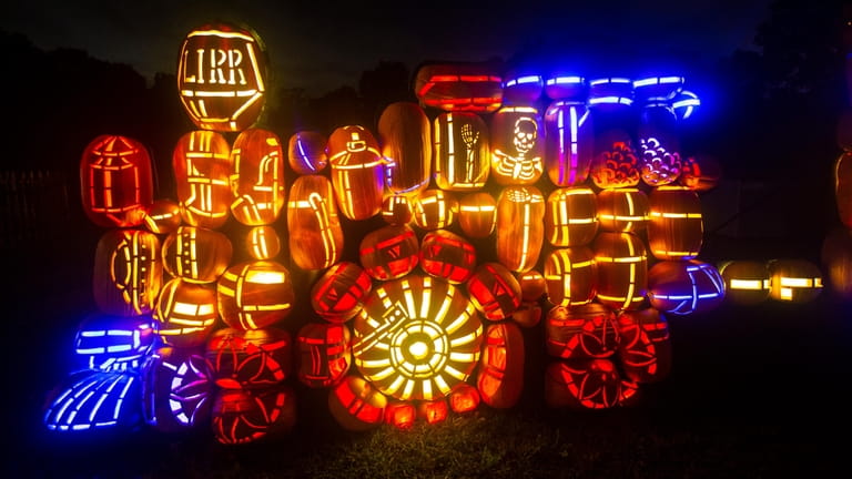 Visitors can stroll a pumpkin trail and be surrounded by...