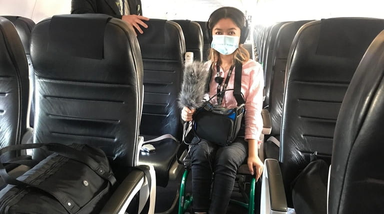 Airplane aisles are too narrow for Olivia Shivas' wheelchair, so...