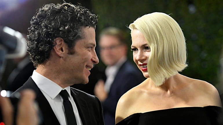 Thomas Kail and Michelle Williams attend the Screen Actors Guild Awards...
