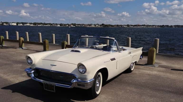 This 1957 Ford Thunderbird has been owned by Tom Grippa...