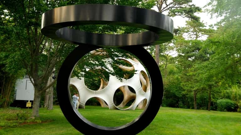 The Longhouse Reserve in East Hampton features a stunning sculpture...