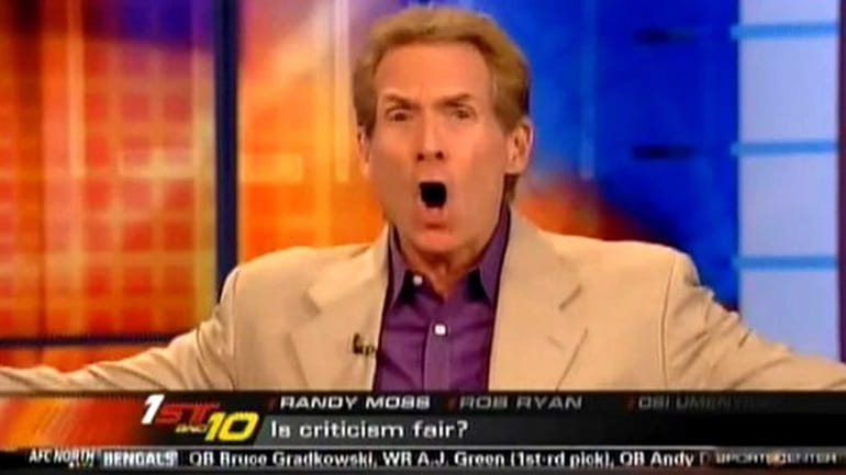 ESPN's Skip Bayless is shown in this undated frame grab...
