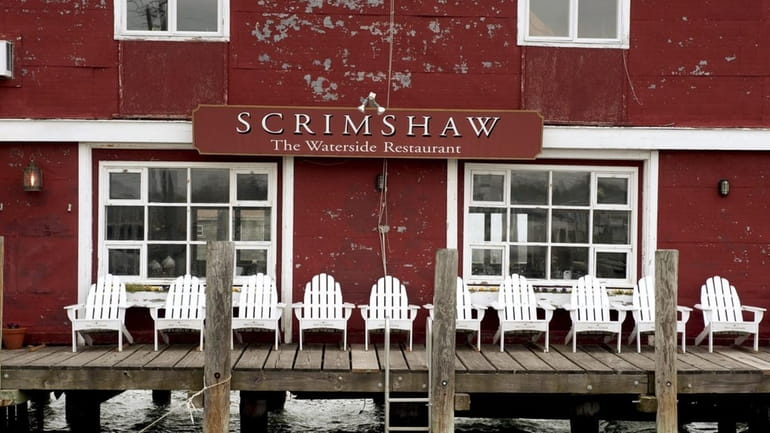 Scrimshaw Restaurant is located on the waterfront in Greenport. (April...