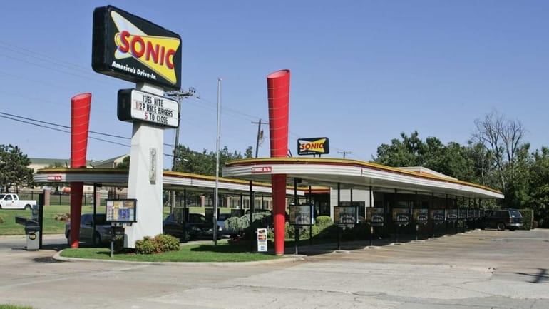 A Sonic Restaurant is pictured in Oklahoma City. With the...