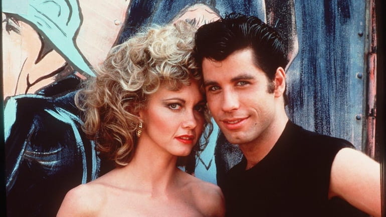 John Travolta and Olivia Newton-John in the movie "Grease."