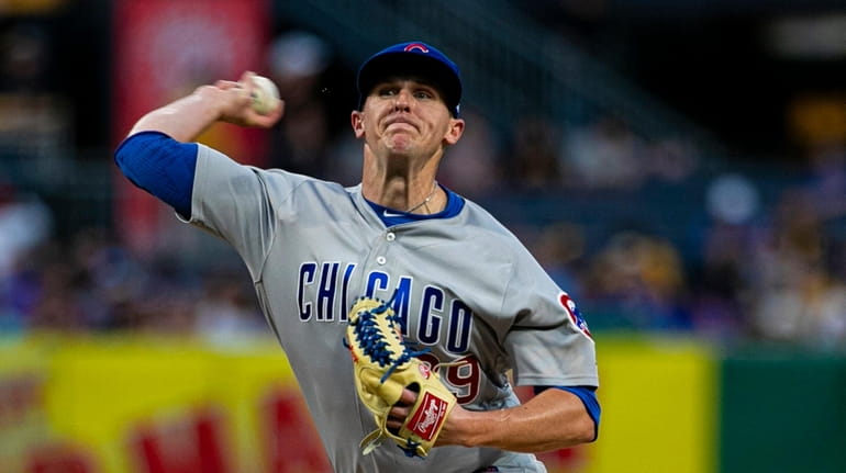 Brad Brach, pitching for the Cubs in July, was picked...
