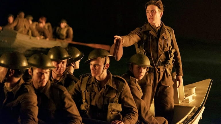 Cillian Murphy, far right, in a scene from "Dunkirk."