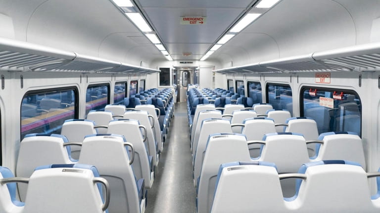 Some riders have complained that the new M9 trains' interior...