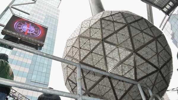 The 2013 Times Square New Year's Eve Ball at One...