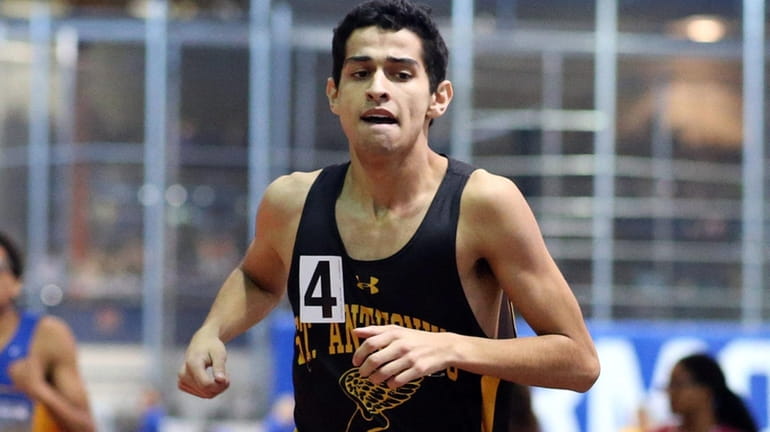 St. Anthony's Matthew Payamps takes second in the boys 600-meter...