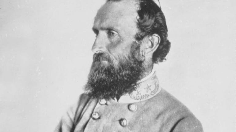 Confederate general Stonewall Jackson, photographed less than two weeks before...
