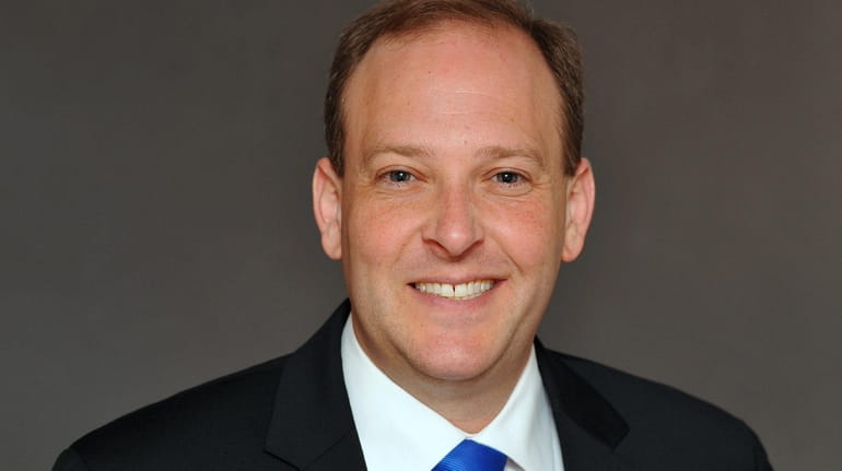 Lee Zeldin, Republican incumbent candidate for U.S. Congress NY 1st District,...