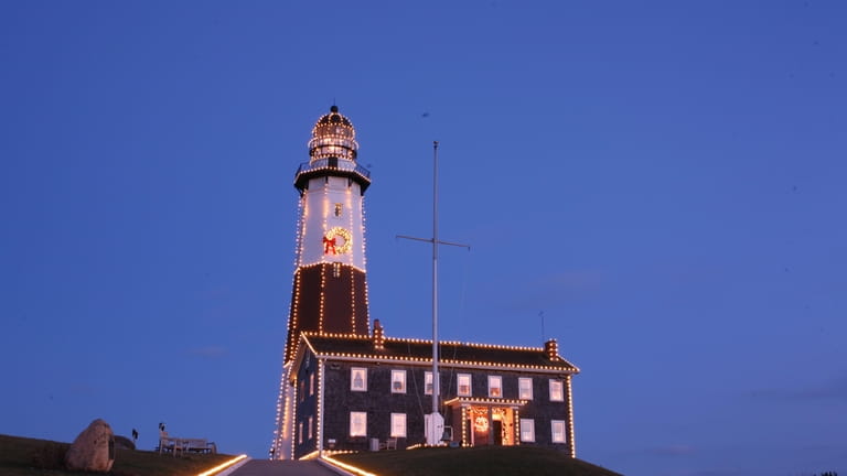 The Montauk Lighthouse will again be decorated for the holiday...