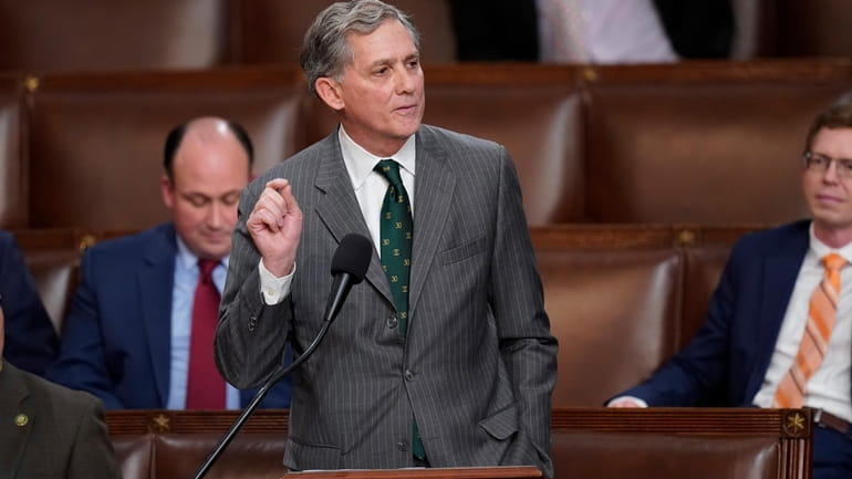 Rep. French Hill, R-Ark., nominates Rep. Kevin McCarthy, R-Calif., for...