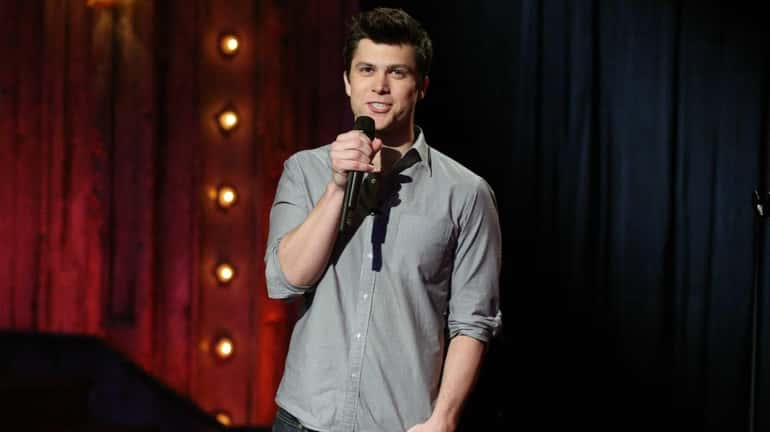 Writer-comedian Colin Jost performs on "Late Night with Jimmy Fallon."...