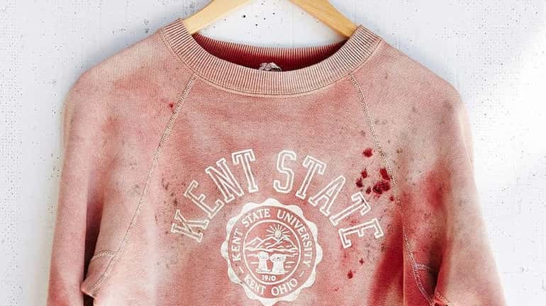 Urban Outfitters is facing criticism for selling a red-stained Kent...