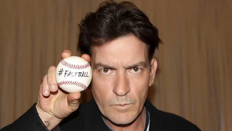 Publicity photo of Charlie Sheen for his live show at...