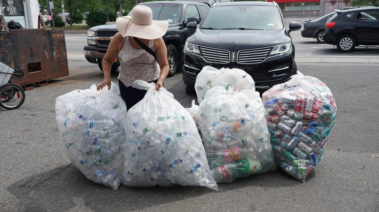 New York's bottle bill was enacted in 1982 to boost...