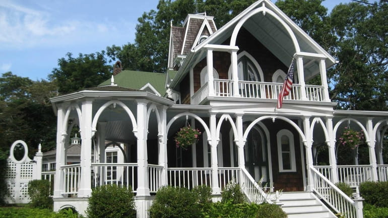 Dine in or out at this 1890 Gothic Victorian, on...