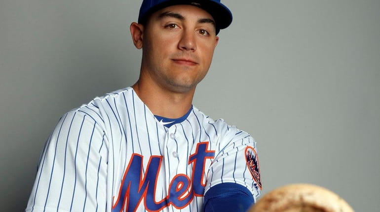 This is a 2018 photo of Michael Conforto of the...