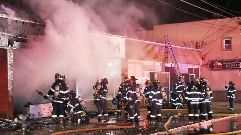 Firefighters from multiple area departments battled an early-morning blaze at...