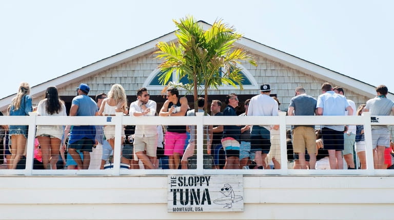 Sloppy Tuna, a summer hot spot in Montauk. 