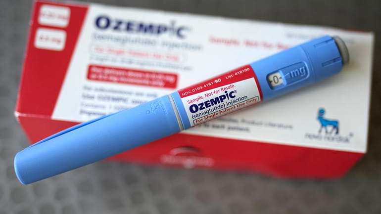 The injectable drug Ozempic is shown Saturday, July 1, 2023,...