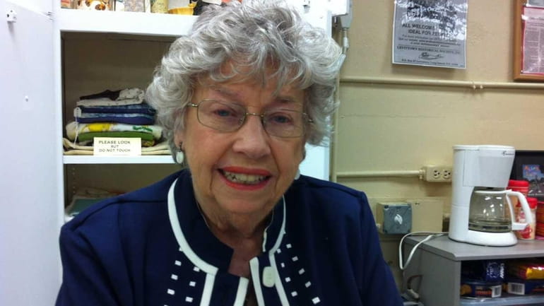 Polly Dwyer, 83, president of the Levittown Historical Society, has...