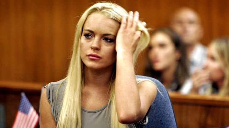 Actress Lindsay Lohan appears in court. (Aug. 13, 2010)