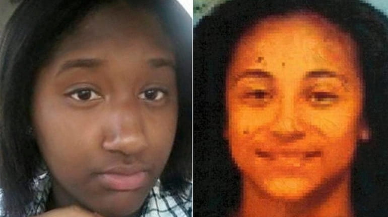Nisa Mickens, left, and Kayla Cuevas, two teens who were...