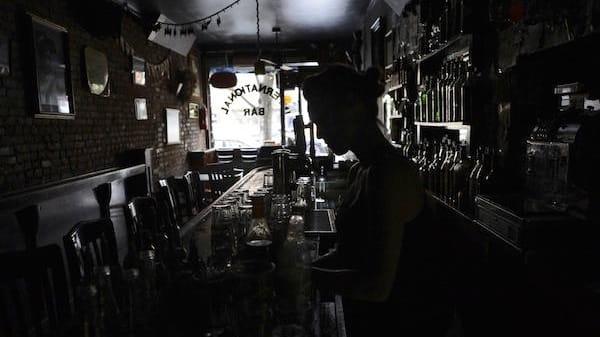 A bartender at the International Bar in the East Village...