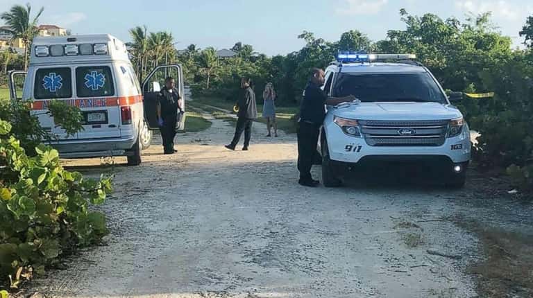 Turks and Caicos police investigate the discovery of a body...