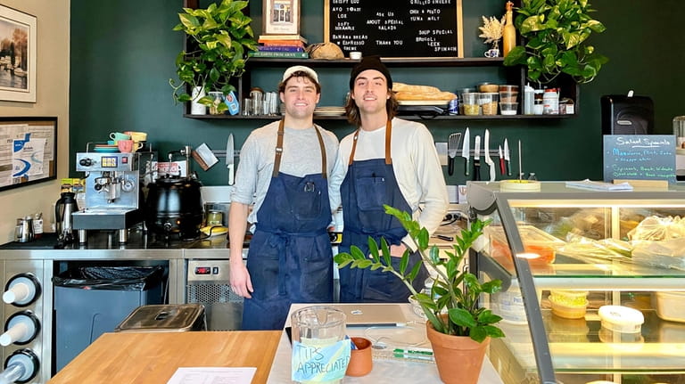 Owners Jack Monahan, left, and Brock Ferraro at Roto Grocery...