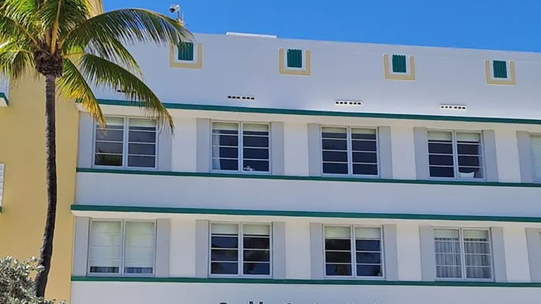 Art Deco architecture in South Beach, Miami.