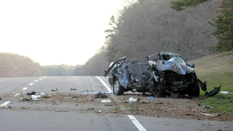 Two teens were killed in a crash Saturday morning on...