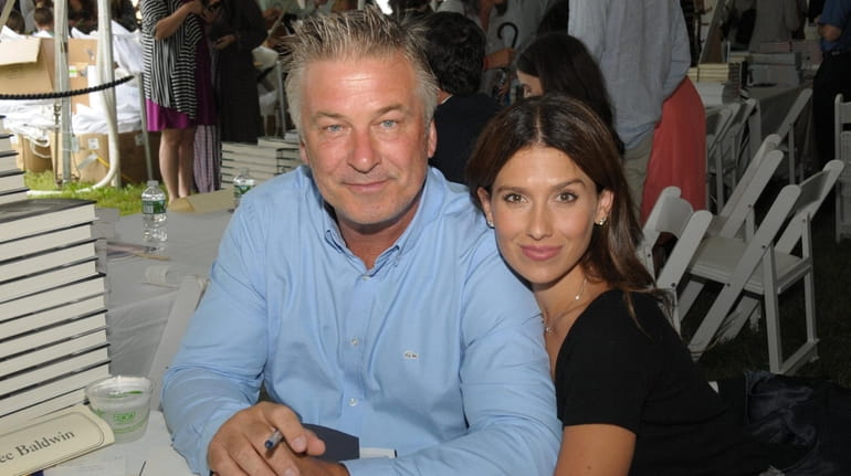 Alec Baldwin, with his wife, Hilaria, at last year's East...