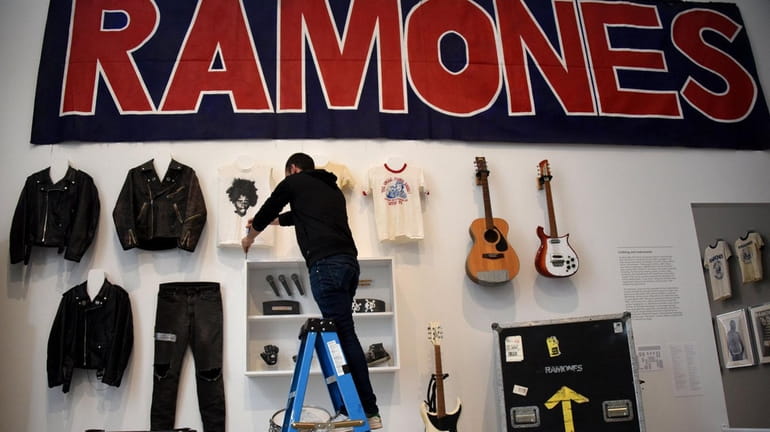 The Ramones exhibition at the Queens Museum in Flushing Meadows...