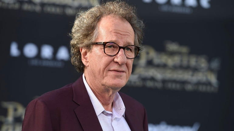 Geoffrey Rush at the premiere of "Pirates of the Caribbean:...