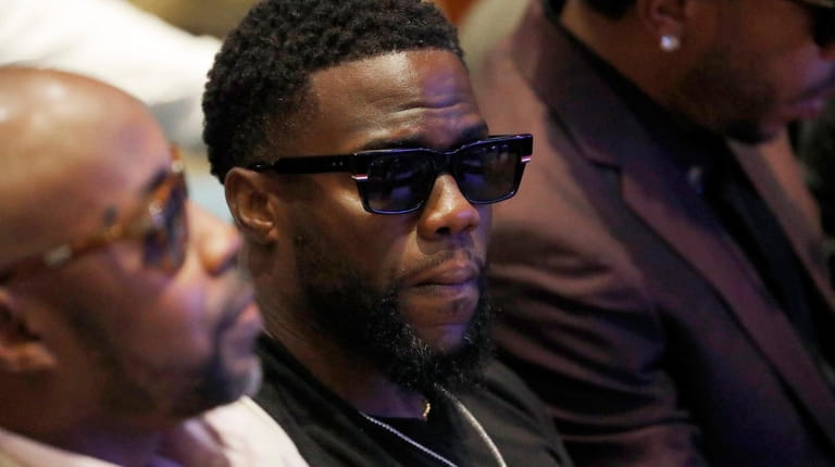 Entertainer Kevin Hart joins guests at North Central University Thursday,...