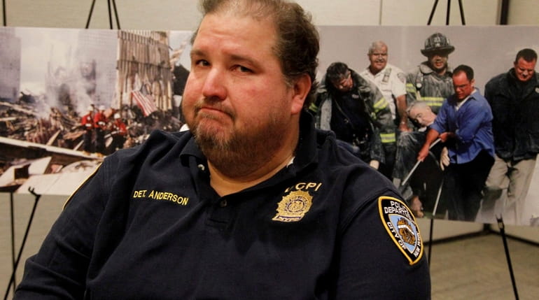 Retired NYPD Det. Kenny Anderson listens on Thursday, Jan. 14,...