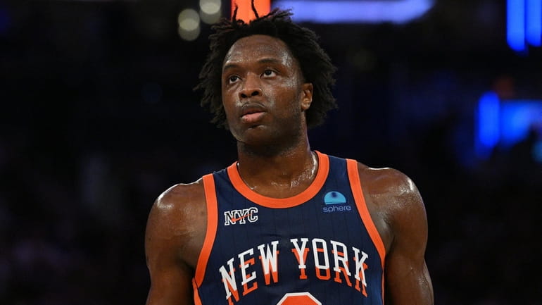 Knicks' OG Anunoby upgraded to questionable in return from elbow