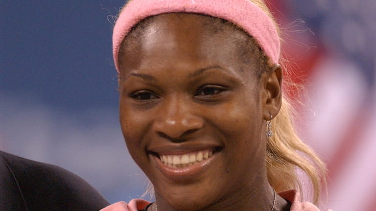 Serena Williams at the U.S. Open, Sept. 5, 2002. 