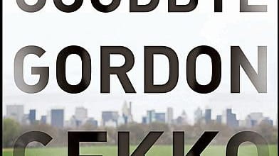 A portion of the cover of "Goodbye Gordon Gekko"