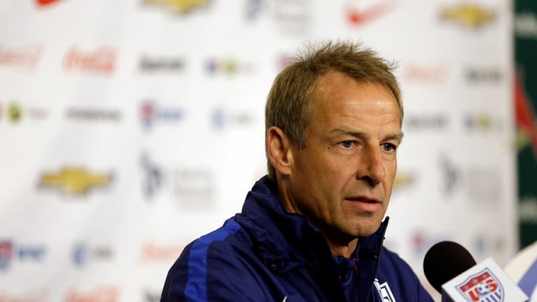FILE - U.S. men's national soccer team coach Jurgen Klinsmann...