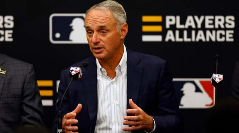 Baseball commissioner Rob Manfred said in Denver during the All-Star...