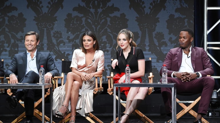 Grant Show, Nathalie Kelley, Elizabeth Gillies and Sam Adegoke discuss...