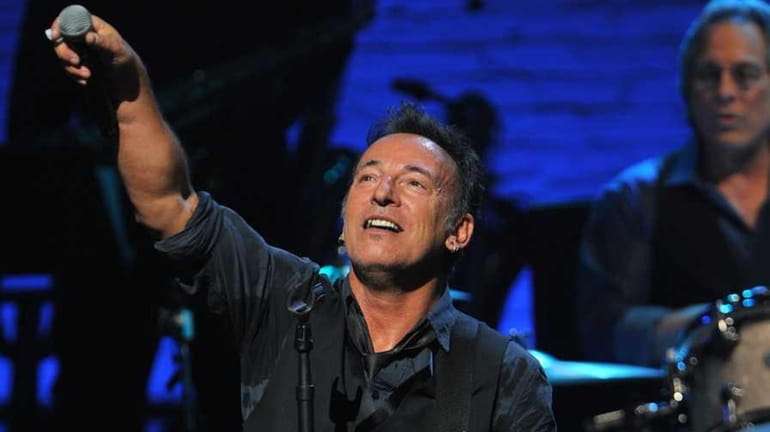 Bruce Springsteen and the E Street Band perform at the...