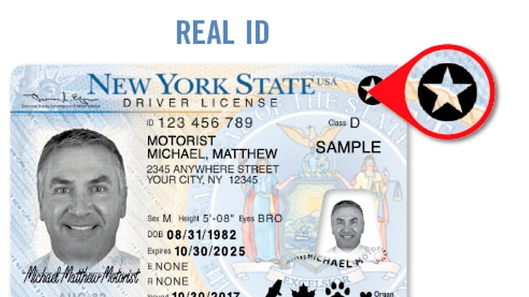 Sample of REAL ID License, which will be required for air travel...
